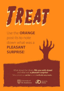 orange treat poster