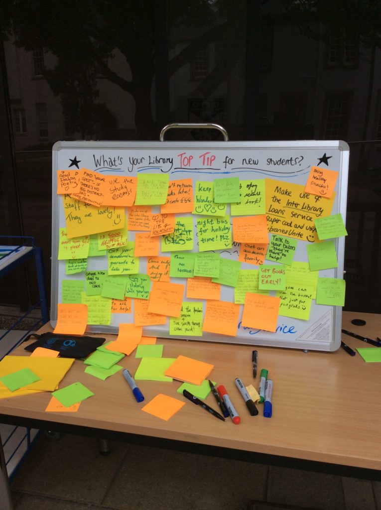 Feedback part 1: What top tip would you give to new students?