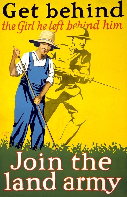 Join the land army poster