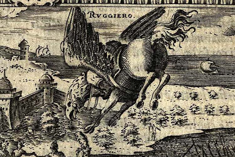 Image of hippogriff from Orlando furioso