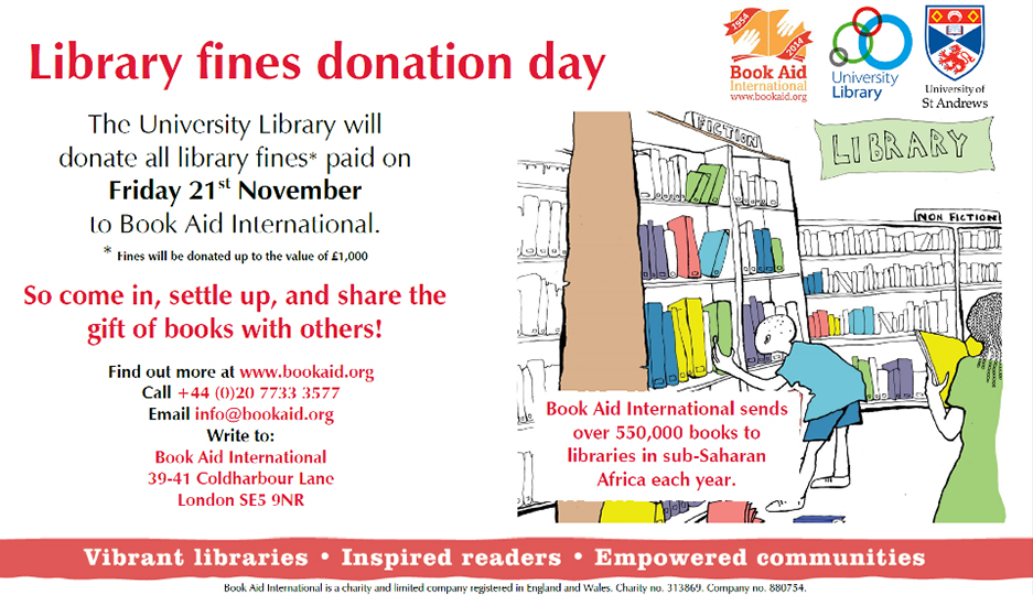 Library fines bookaid 2014