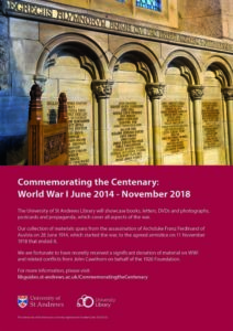 WW1 Centenary poster