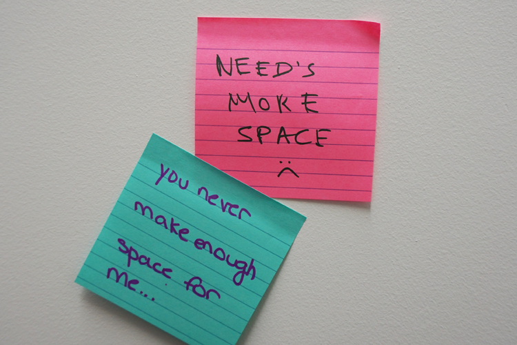 Notes about lack of space